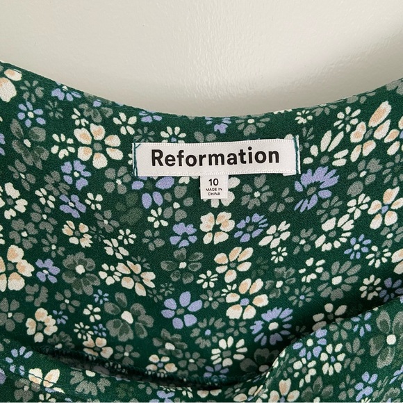 Reformation Agean Tie Strap Mini Dress - Picture 8 of 8